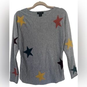 Rachel Zoe Women’s Star Print Cashmere Blend Sweater. Size S